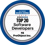 Baltimore Business Journal Top 20 Software Developers 2016